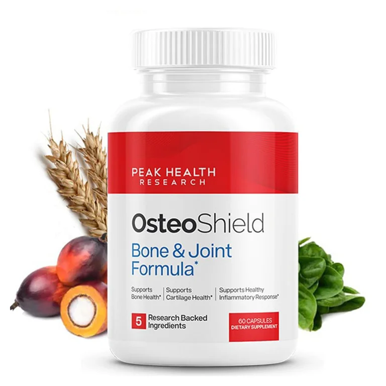 OsteoShield Bone & Joint Formula, 60-capsule bottle